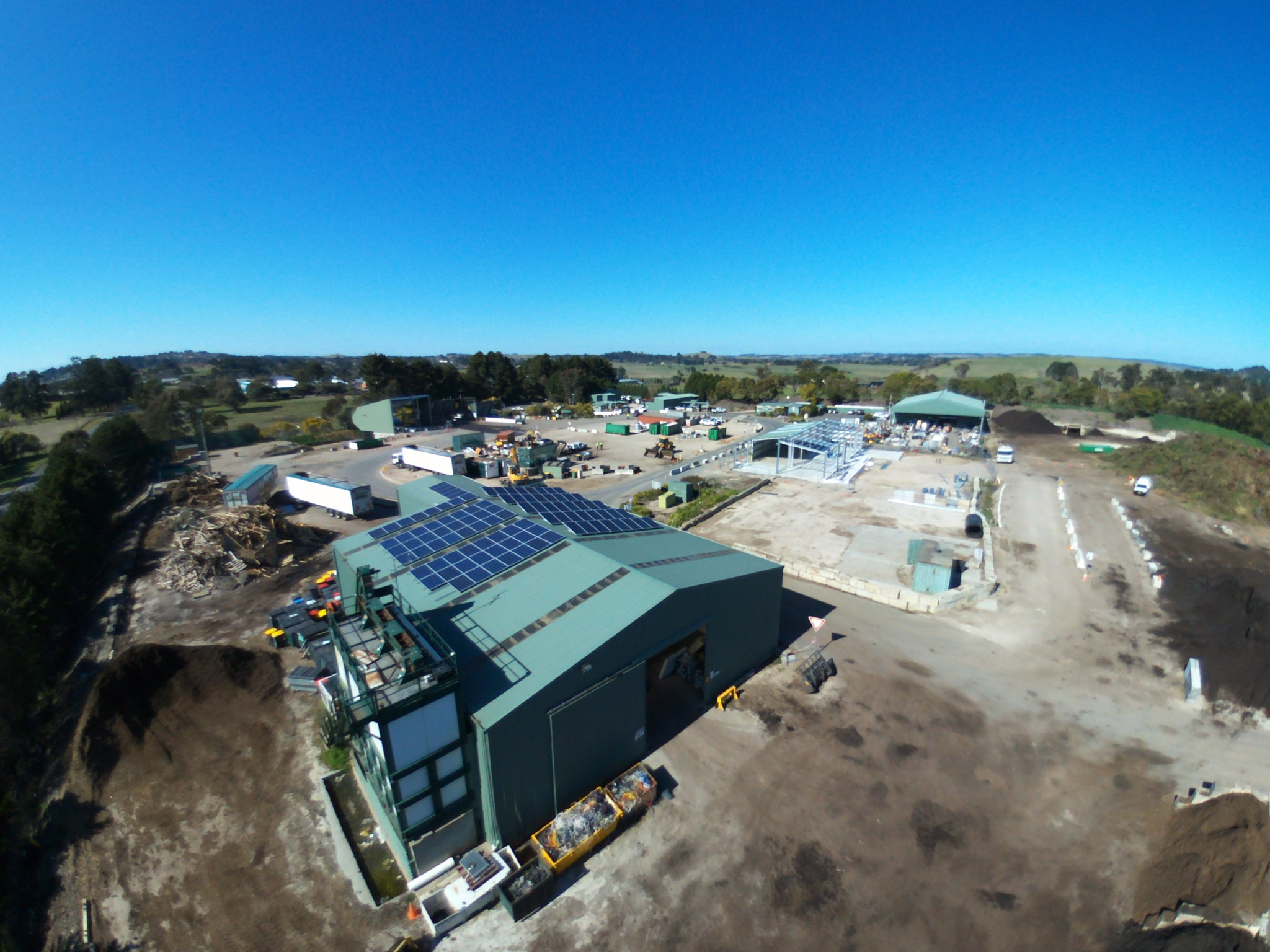 Aerial shot of the RRC in Moss Vale