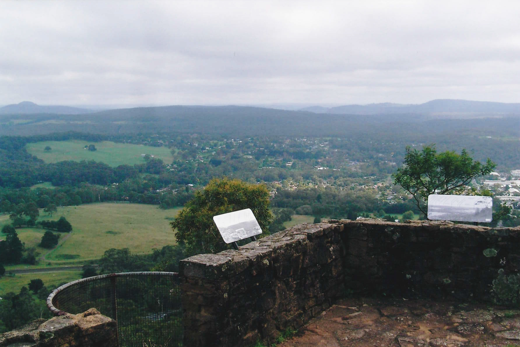 View of Mount Gibraltar Heritage Reserve’s Jellore lookout in March 2012
