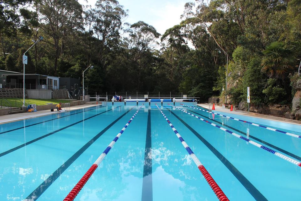 View of Mittagong's 50 metre pool