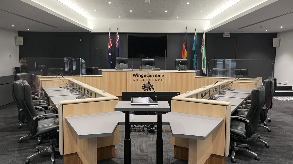 Council chambers 2021