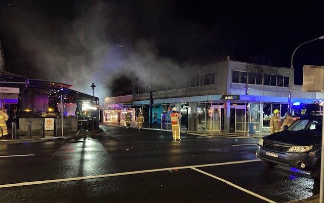 Extinguished fire on Bong Bong Street in Bowral